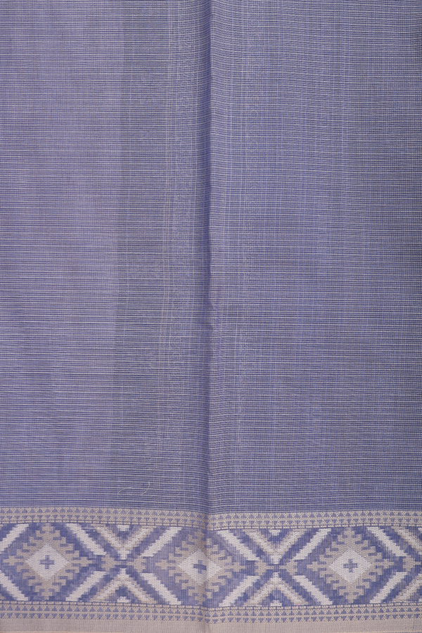 Kota Cotton Saree In Blue With Printed Buttas