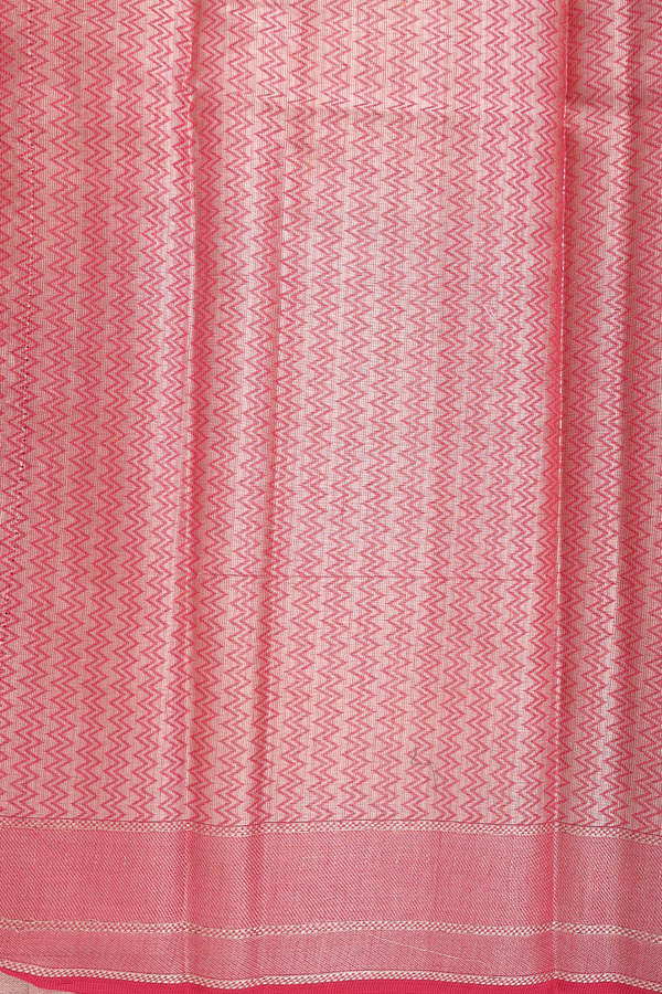Kota Cotton Saree In Chilli Red With Diamond Design