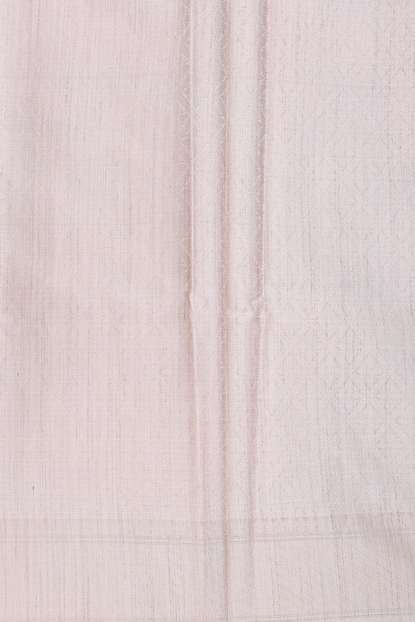 Kota Cotton Saree In Cream And Green With Stripes Design