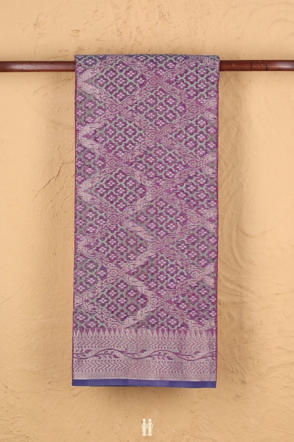 Kota Cotton Saree In Dual Tone With Diamond Design