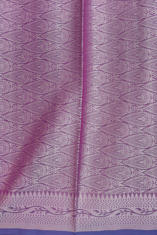 Kota Cotton Saree In Dual Tone With Diamond Design