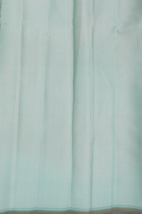 Kota Cotton Saree In Dusty Green With Allover Design