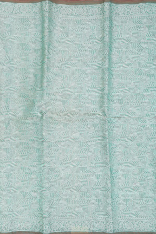 Kota Cotton Saree In Dusty Green With Allover Design