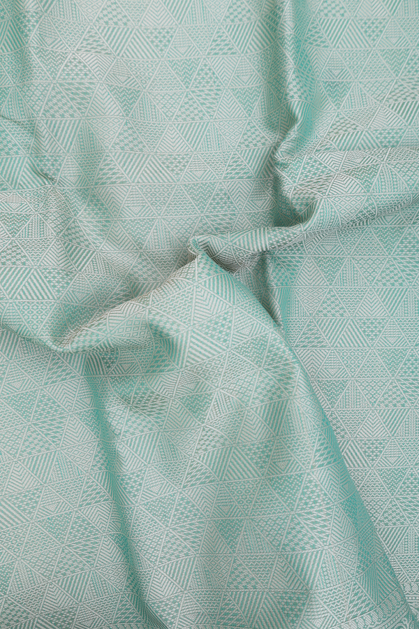 Kota Cotton Saree In Dusty Green With Allover Design