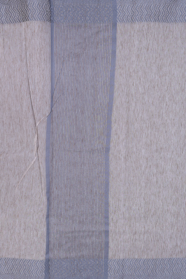 Kota Cotton Saree In Light Grey With Allover Design