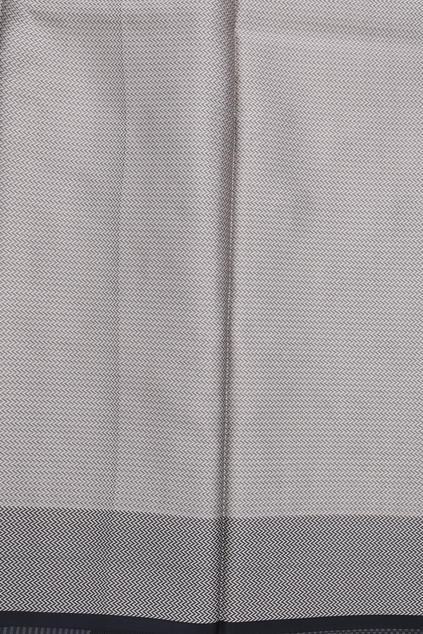 Kota Cotton Saree In Light Grey With Floral Buttas