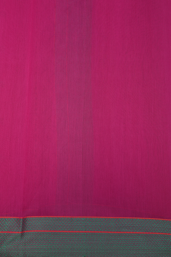 Kota Cotton Saree In Magenta With Diamond Design