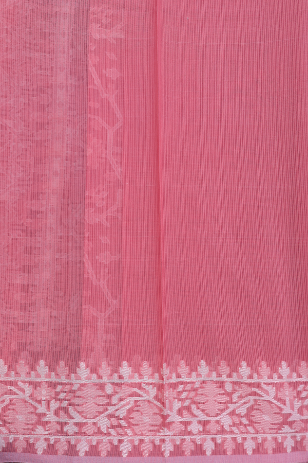 Kota Cotton Saree In Mulberry With Allover Design
