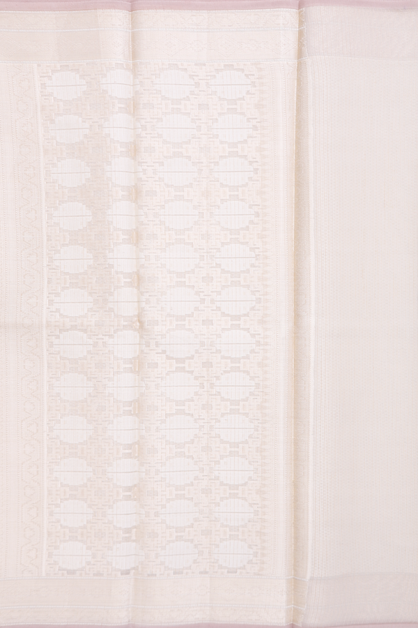 Kota Cotton Saree In Pastel Brown With Printed Design
