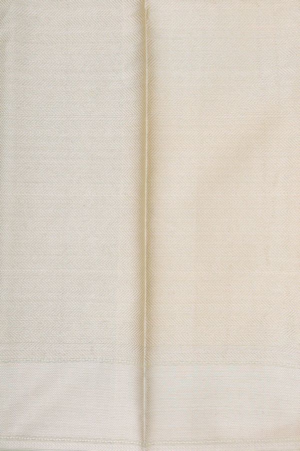 Kota Cotton Saree In Pastel Green With Floral Buttas