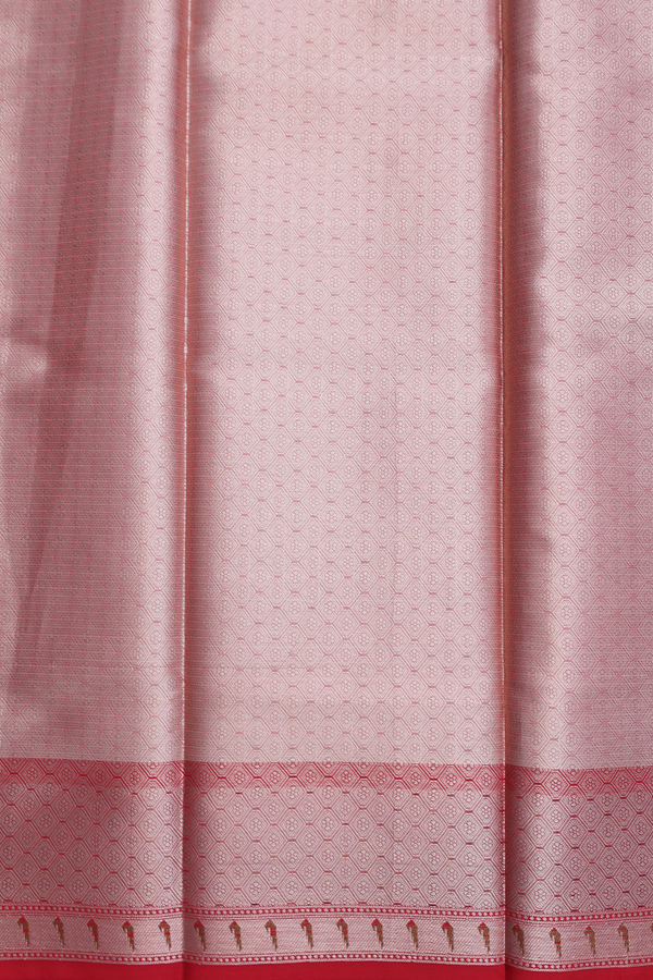 Kota Cotton Saree In Pastel Green With Floral Buttas