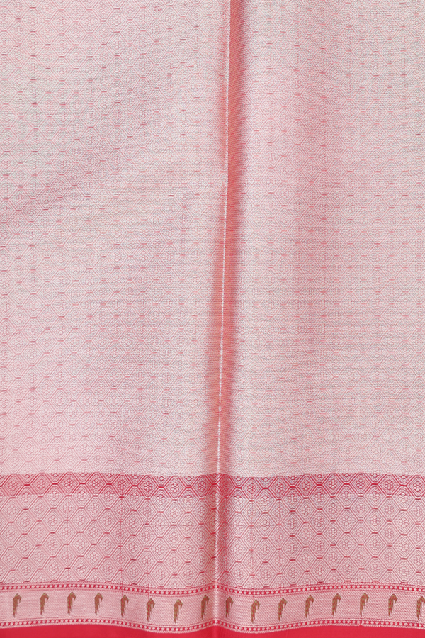 Kota Cotton Saree In Pink With Floral Buttas