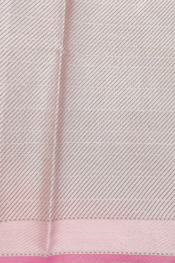 Kota Cotton Saree In Pink With Floral Design