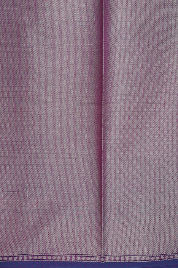 Kota Cotton Saree In Purple With Chevron Design