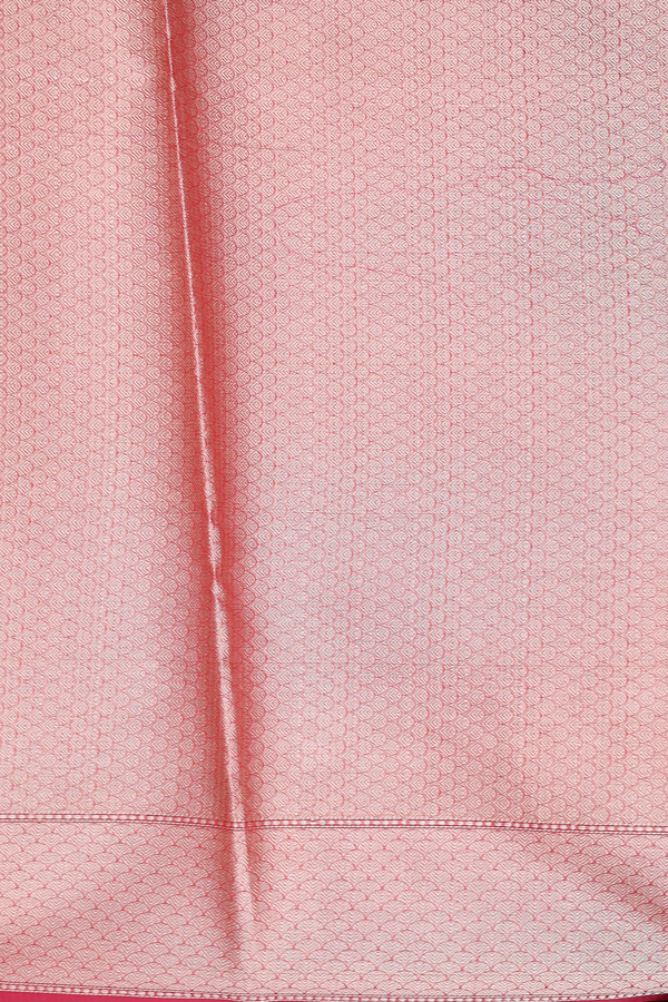 Kota Cotton Saree In Red With Zari Motifs