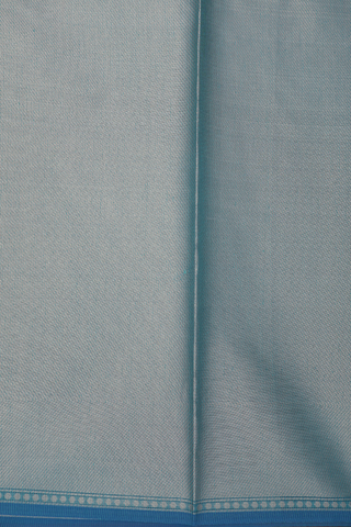Kota Cotton Saree In Teal Blue With Ogee Design