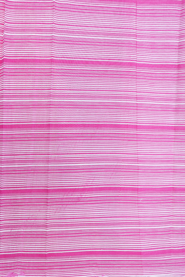 Kota Cotton Saree In White With Floral Design