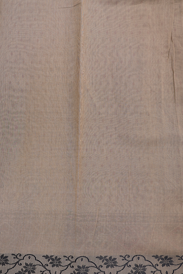 Kota Cotton Saree In Brown With Threadwork Buttis