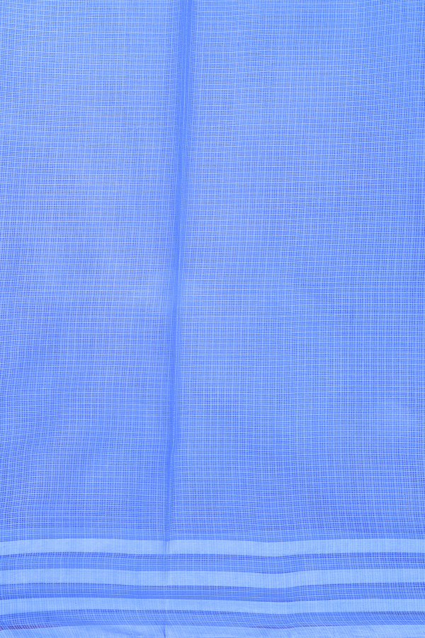 Kota Silk Saree In Blue With Diamond Design