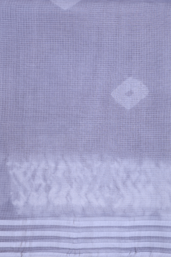 Kota Silk Saree In Grey With Diamond Design