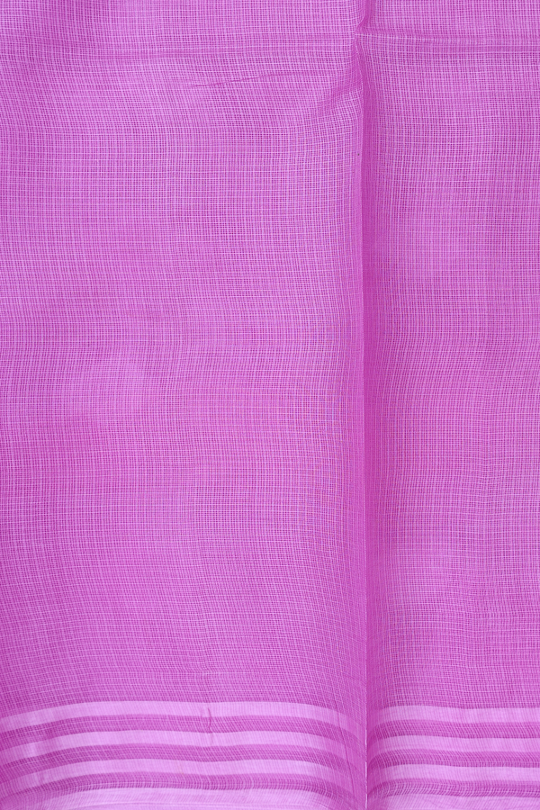 Kota Silk Saree In Lavender With Diamond Design