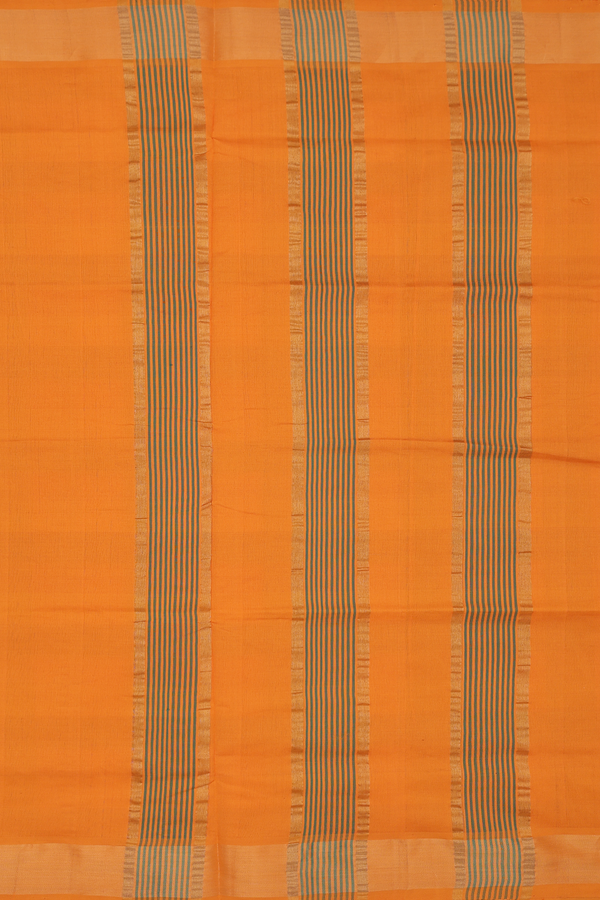 Semi Silk Cotton Saree In Multicolor With Checks Design