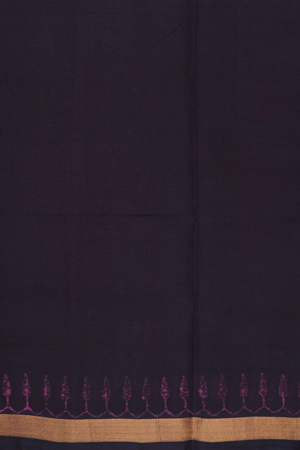 Traditional Silk Cotton Saree In Multicolor With Printed Design