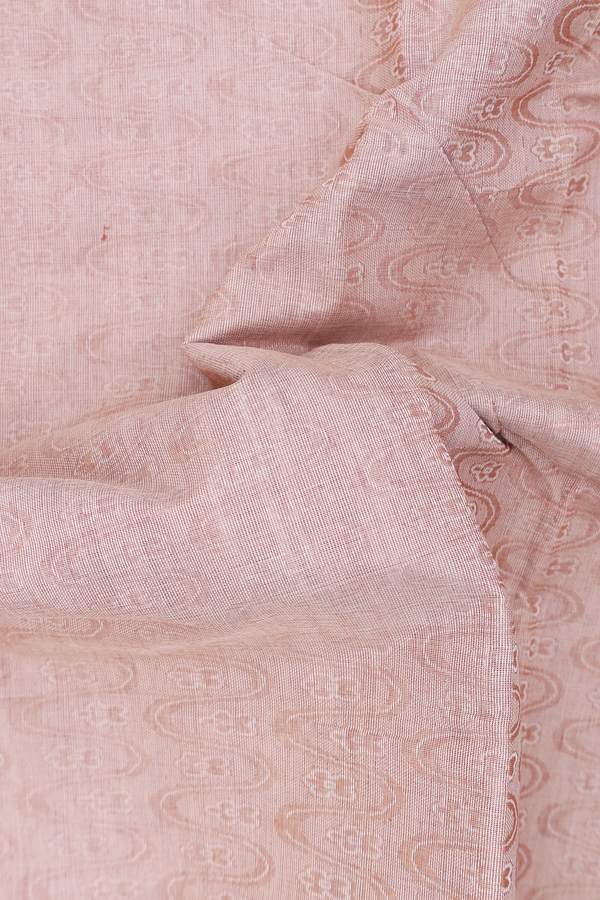 Coimbatore Cotton Saree In Light Brown With Allover Design