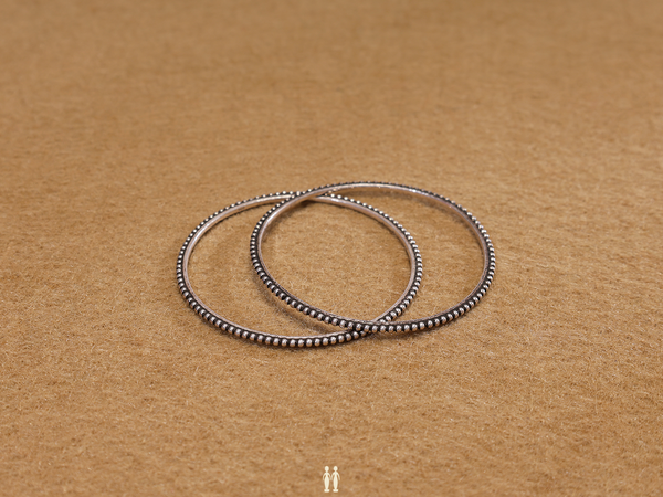 Light Weight Pure Silver Bangles