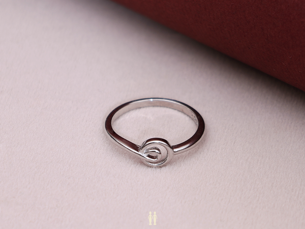 Light Weight Pure Silver Ring