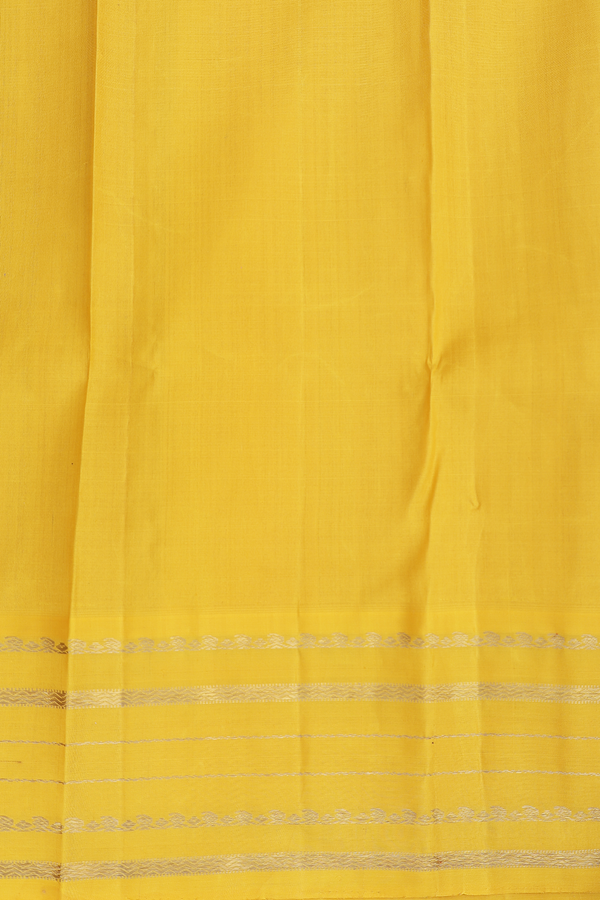 Linen Kanchipuram Silk Saree Mint Green With Contrast Border