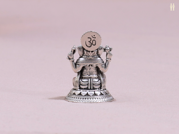 Lord Ganesha Pure Silver Idol