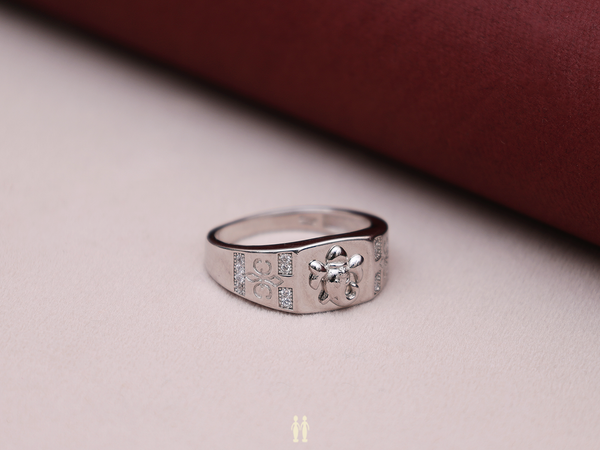 Lord Ganesha Pure Silver Ring