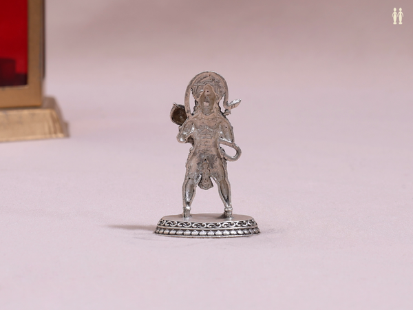 Lord Hanuman Pure Silver Idol