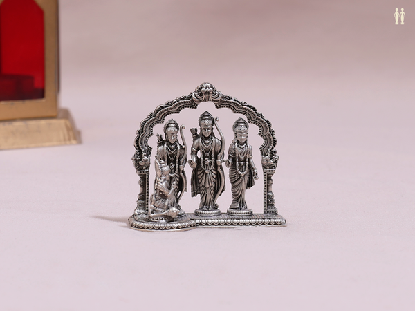 Lord Ramar, Seeta, Lakshmanan And Hanuman Pure Silver Idol