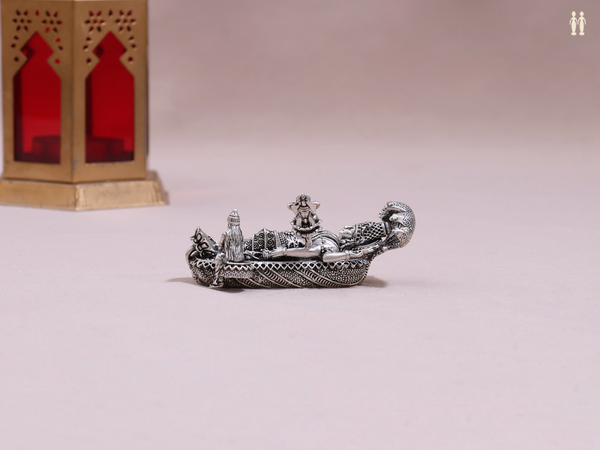 Anantha Padmanabha Swamy Pure Silver Idol