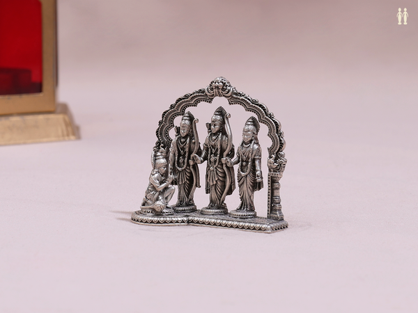 Lord Ramar, Seeta, Lakshmanan And Hanuman Pure Silver Idol