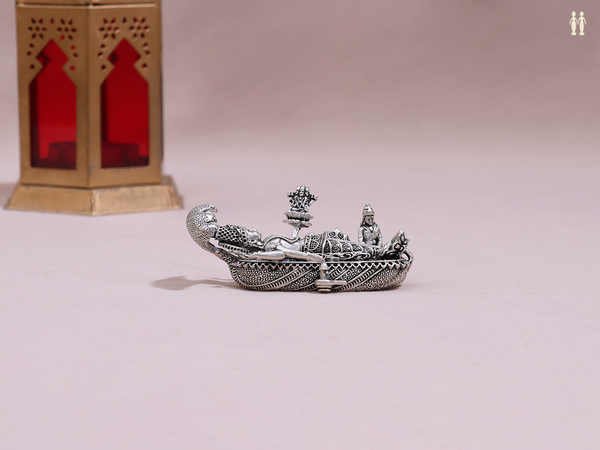 Anantha Padmanabha Swamy Pure Silver Idol