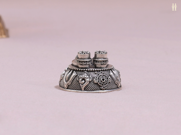 Lord Vishnu Padam Pure Silver Idol