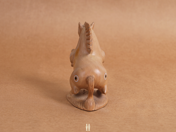 Wooden Handicraft Horse For Show Piece