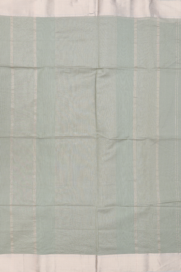Maheswari Silk Cotton Saree Green With Checks Design