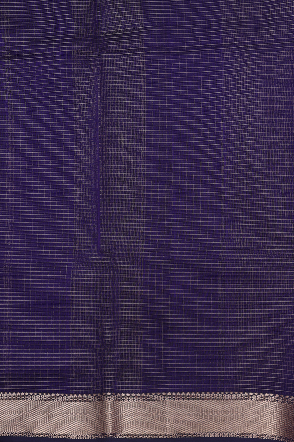Maheswari Silk Cotton Saree In Royal Border With Checks Design