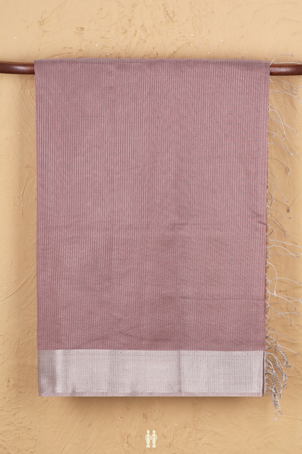Maheswari Silk Cotton Saree In Cocoa Brown With Checks Design