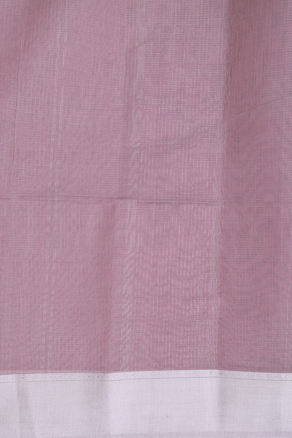 Maheswari Silk Cotton Saree In Cocoa Brown With Checks Design