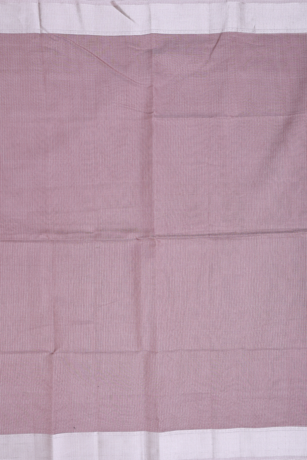 Maheswari Silk Cotton Saree In Cocoa Brown With Checks Design