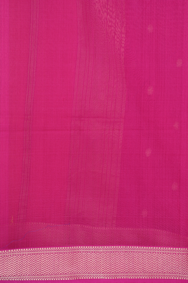 Maheswari Silk Cotton Saree In Pink With Floral Buttas