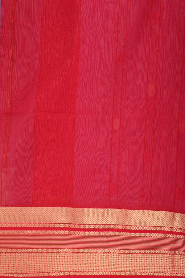 Maheswari Silk Cotton Saree In Purple With Floral Buttas