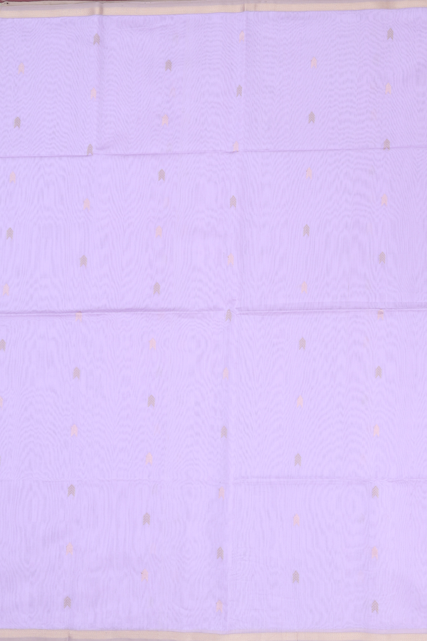 Maheswari Silk Cotton Saree In Lavender With Arrow Buttas