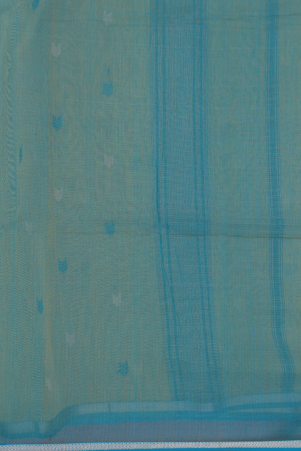 Maheswari Silk Cotton Saree In Yellow With Arrow Buttas