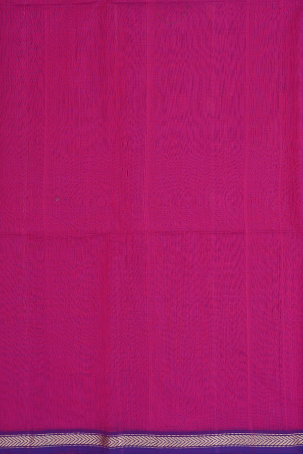 Maheswari Silk Cotton Saree Berry Purple With Arrow Buttas